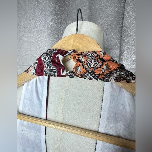 NWT Anthropologie Bishop + Young Desert Boho Print Halter Romper Multicolor Sz S - Picture 8 of 11